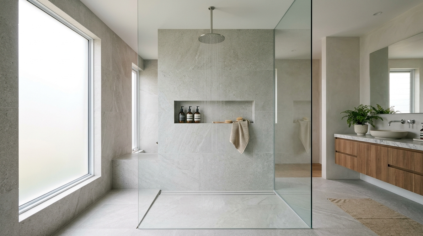 15 Modern Doorless Shower Ideas for an Open Spa Feel